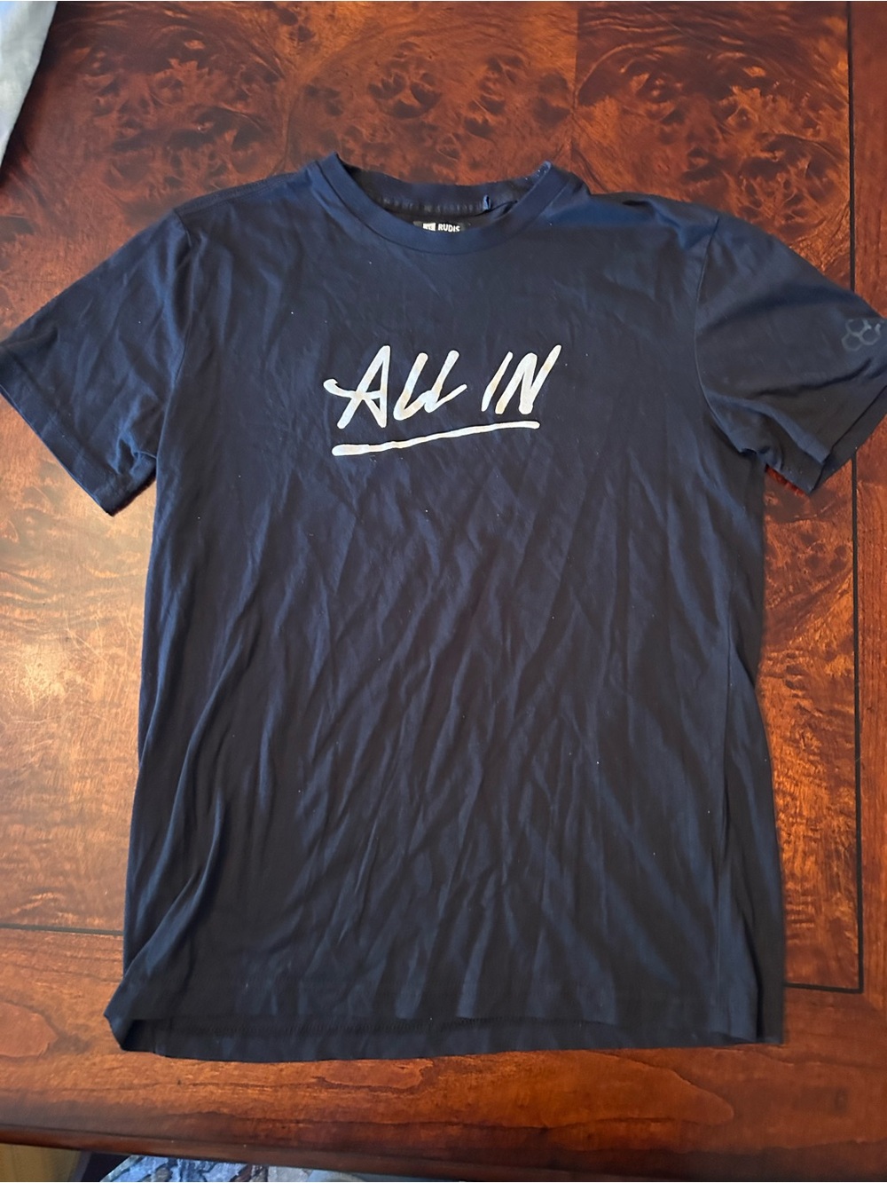 Rudis All In Motto Scripted Elite Super Soft Tshirt Black XS